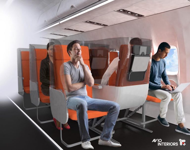 Cum ar putea arata design-ul interior al avioanelor dupa Covid-19
