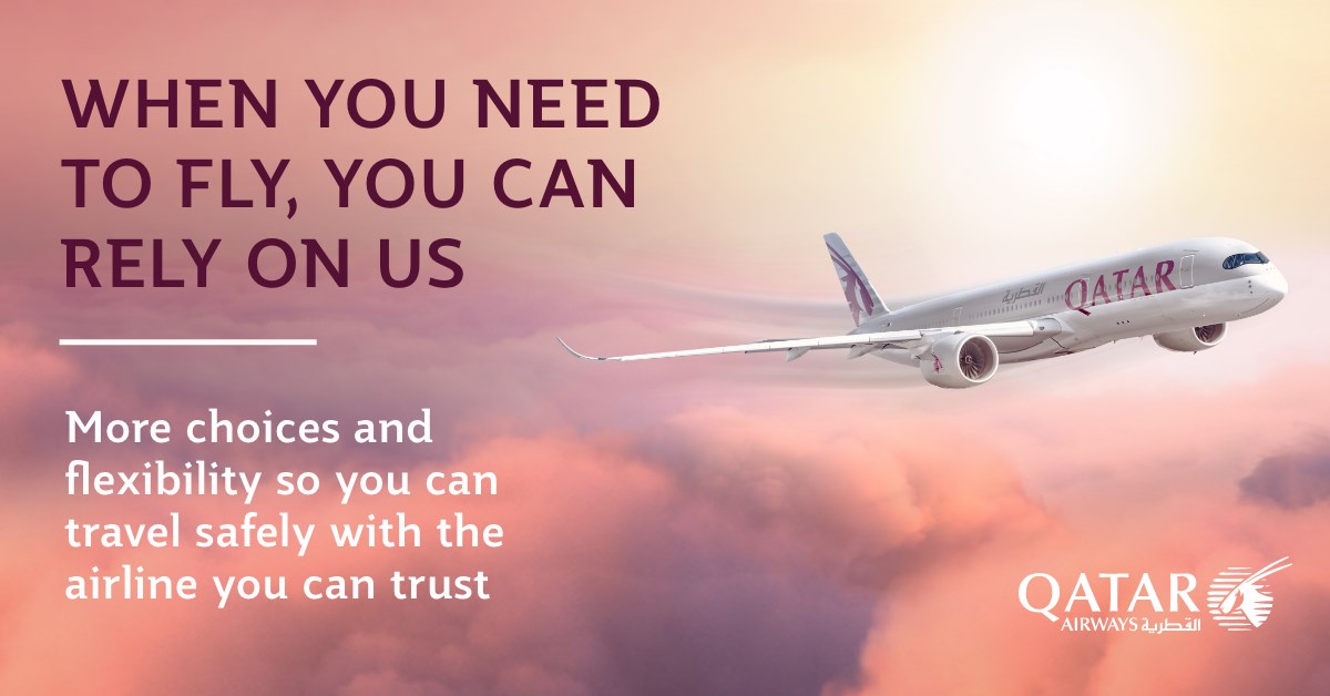 You are currently viewing De astazi, biletul tau Qatar Airways este flexibil si valabil 2 ani. Detalii in articol