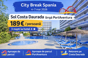 Read more about the article Sol Costa Daurada 189 € / pers – 3 nopți în Spania, lângă PortAventura (zbor inclus)