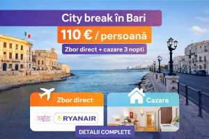 Read more about the article ✈️ City break în Bari  & Alberobello, la doar&nbsp;110 € / pers&nbsp;– zbor direct + cazare 3 nopți