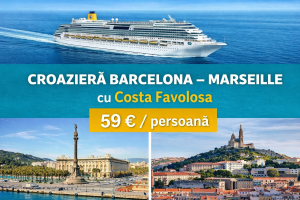 Read more about the article Croazieră ieftină în Mediterana: Barcelona – Marseille cu Costa Favolosa, 59 € / persoană (2026)