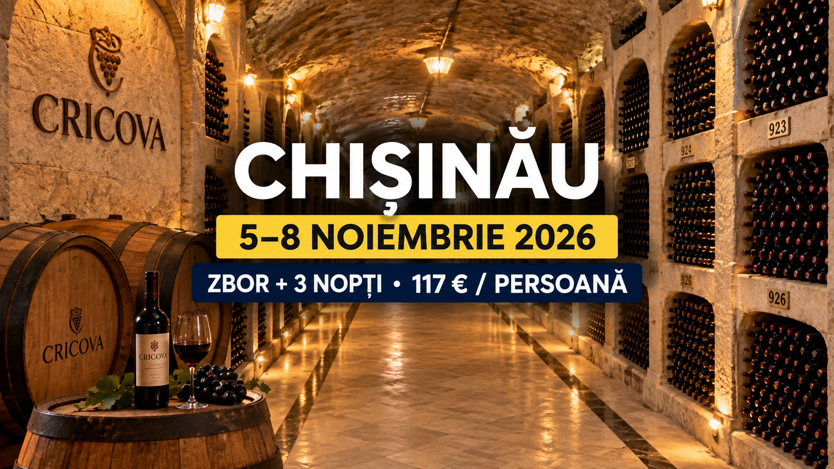 You are currently viewing Chișinău în noiembrie 2026: zbor direct și 3 nopți la hotel pentru 117 € / pers